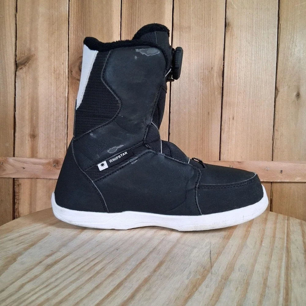 Salomon Whipstar BOA Snowboard Boots Kids‎ US 3.5 Black Youth Boys